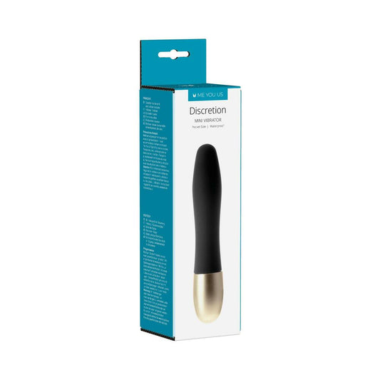 Me You Us Discretion Bullet Vibrator Black