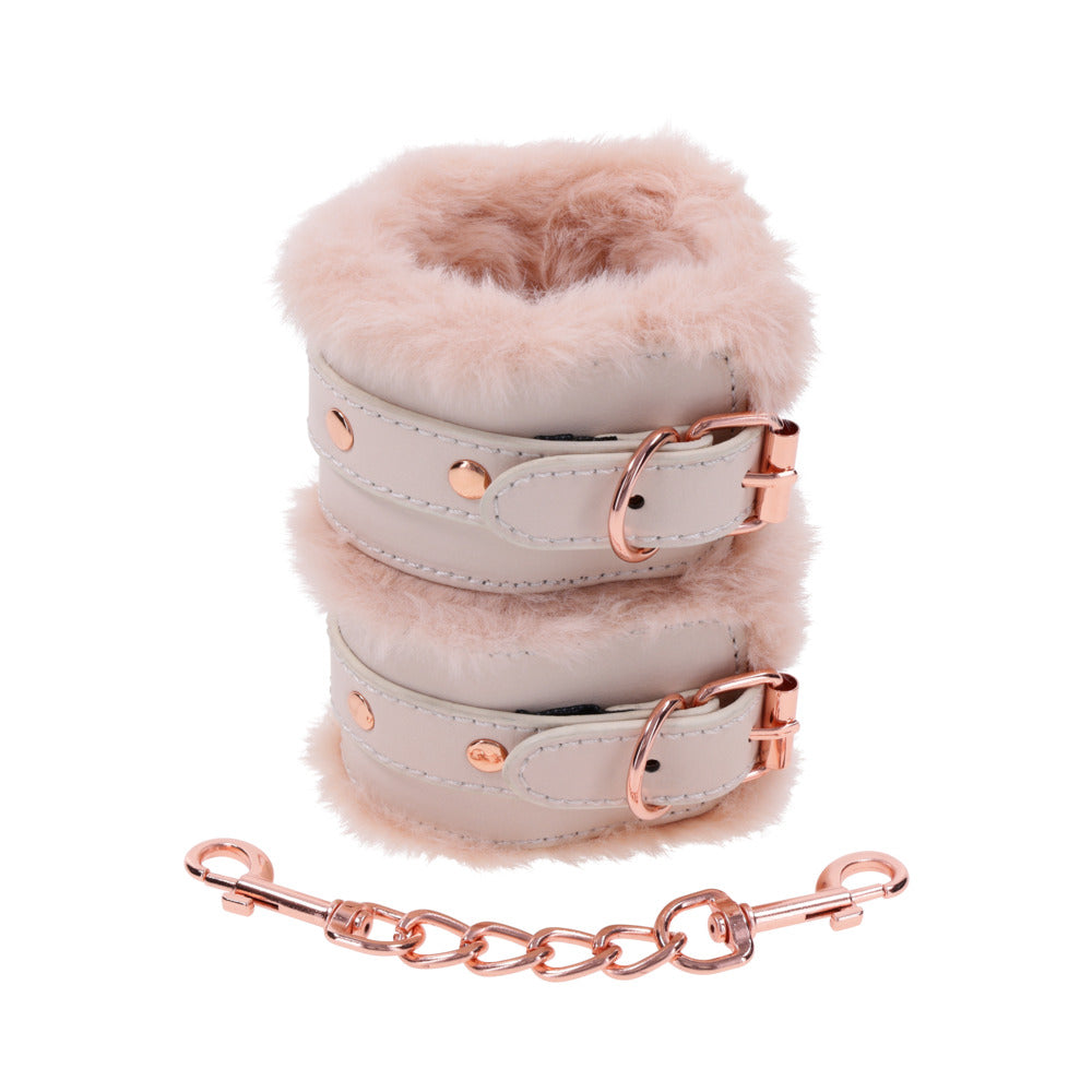 SS S&M Peaches ‘n CreaMe Fur Handcuffs