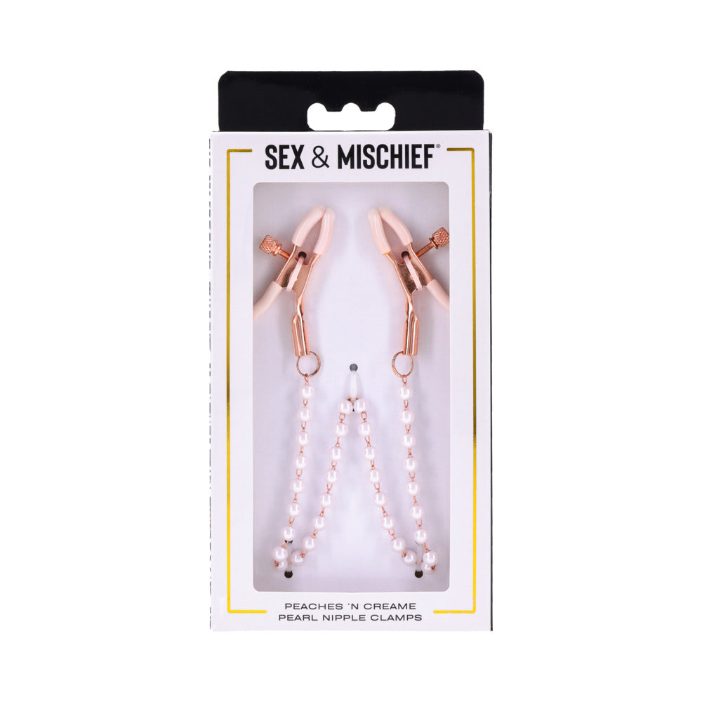 SS S&M Peaches ‘n CreaMe Pearl Nip Clamp