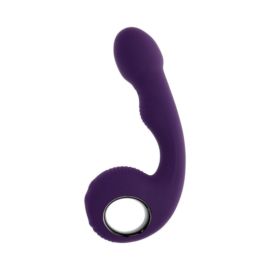 ZT Rip Curl Rech Sili Vibrator Purple