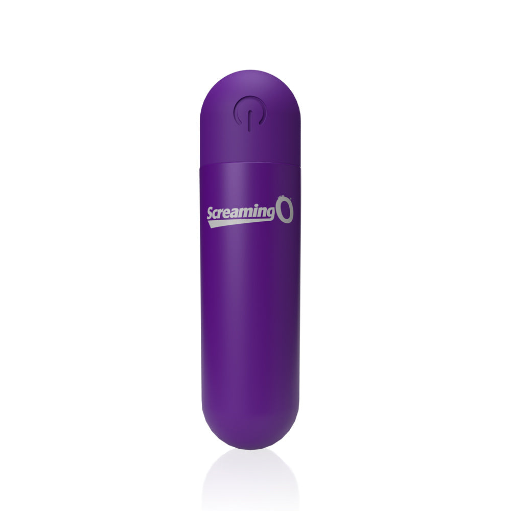 Balas recargables Screaming O Soft Touch de color morado