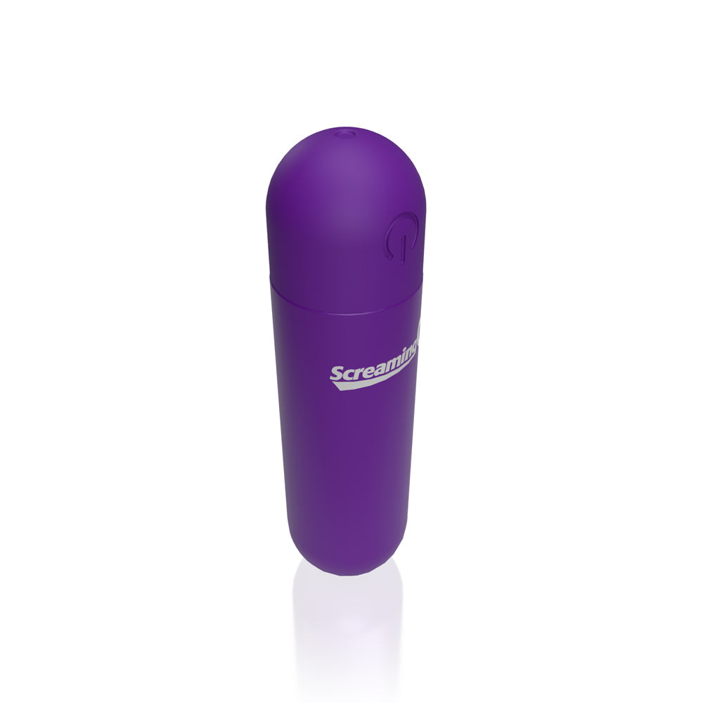 Balas recargables Screaming O Soft Touch de color morado