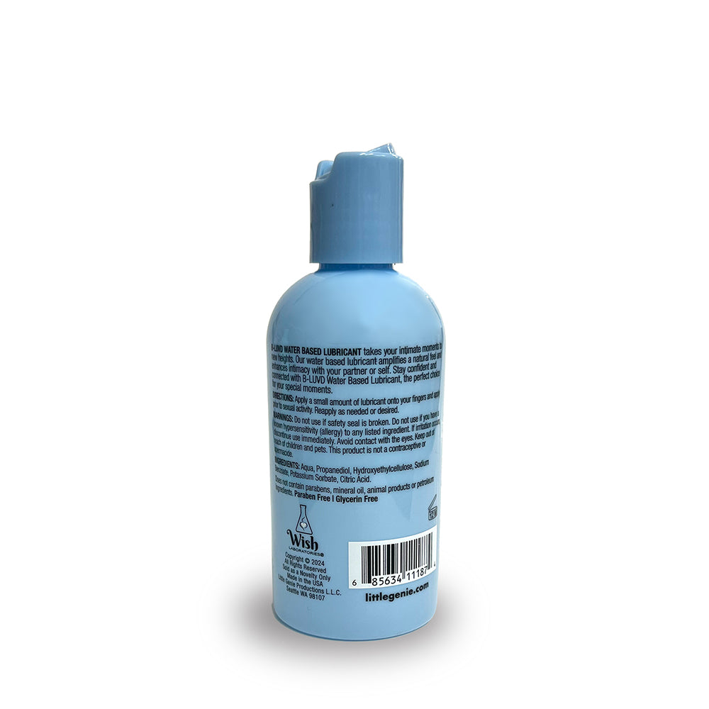 B-Luvd Water-Based Lubricant 4 oz.