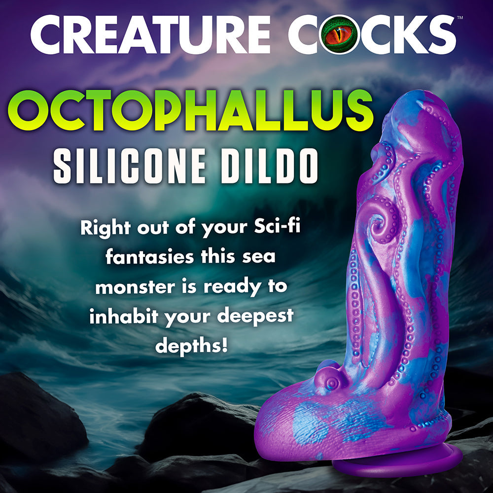 Consolador de silicona Octophallus de Creature Cocks