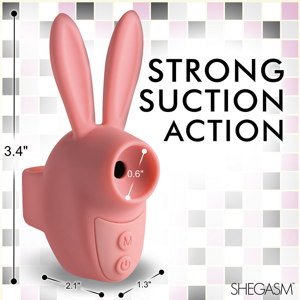 Shegasm Sucky Bunny Clit Stimulator Pink