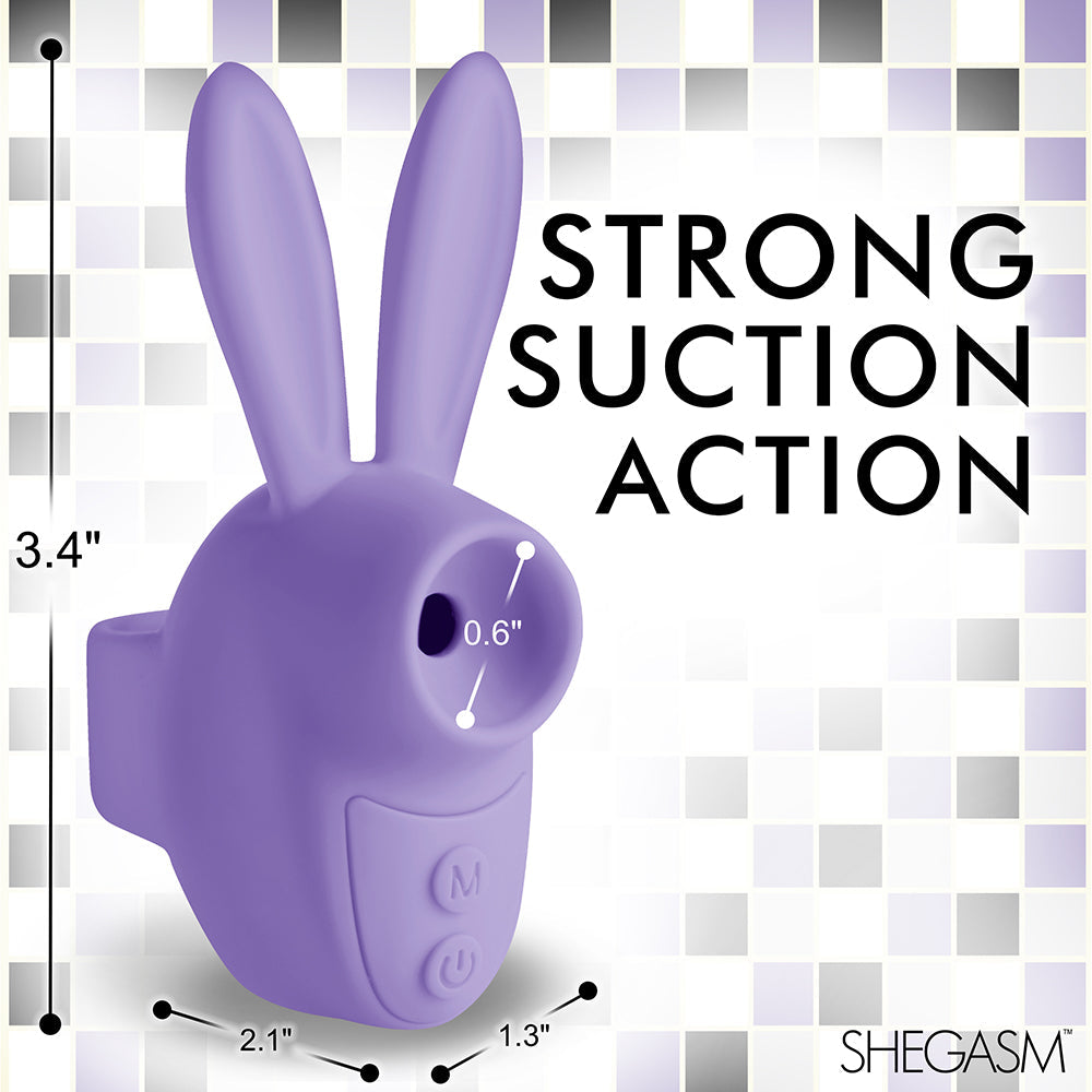 Shegasm Sucky Bunny Clit Stimulator Purp