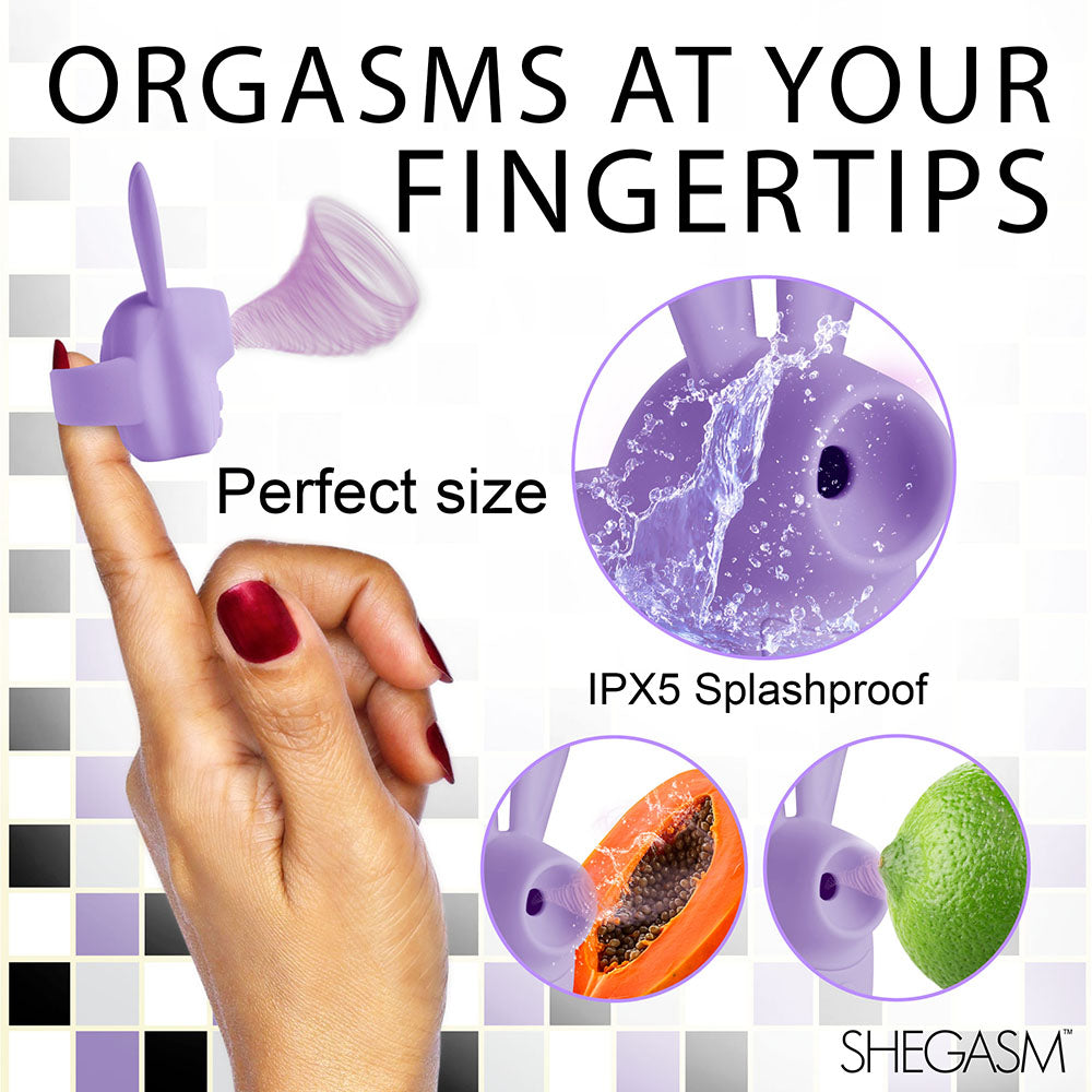 Shegasm Sucky Bunny Clit Stimulator Purp