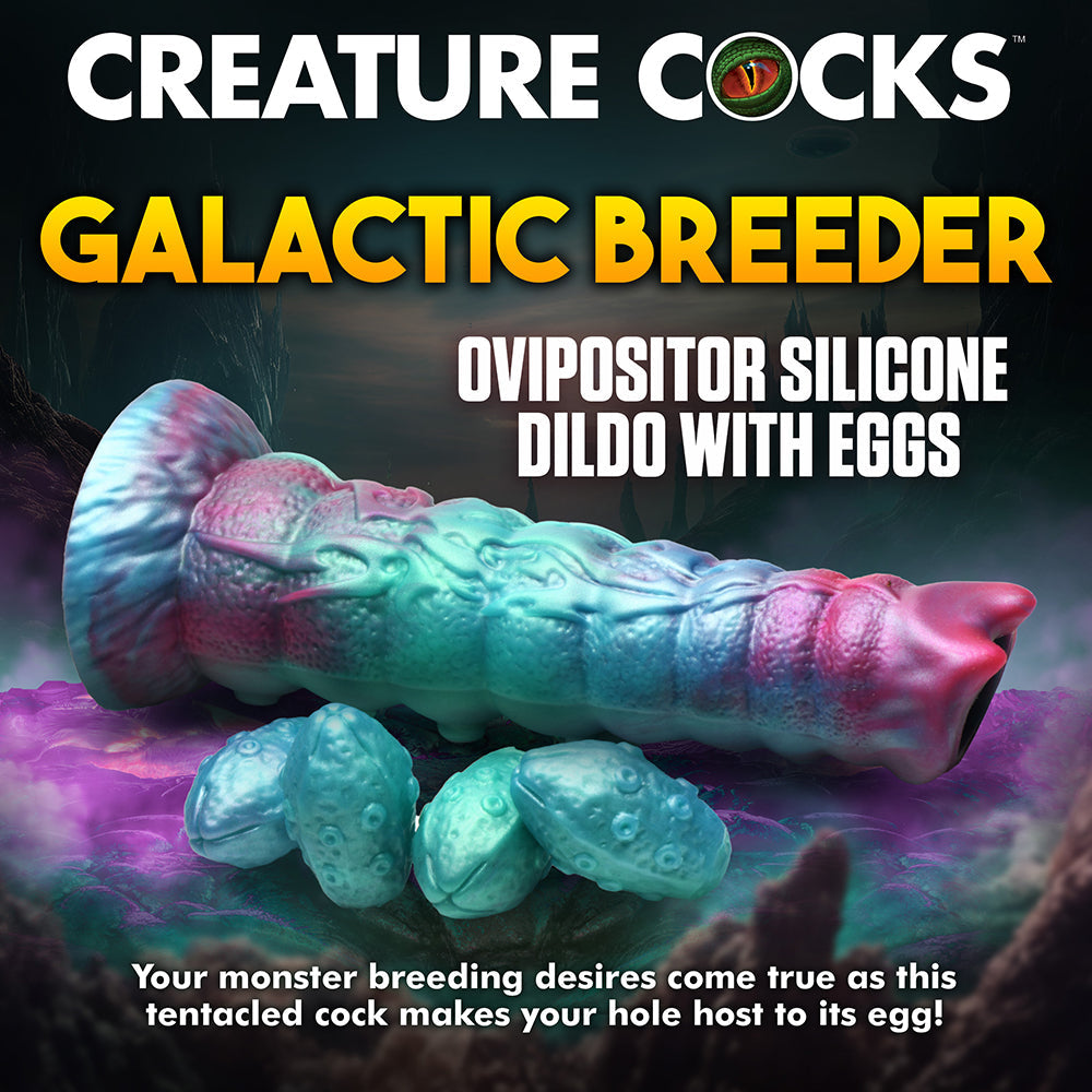 Consolador de silicona con forma de ovipositor de Creature Cocks Galactic Breeder