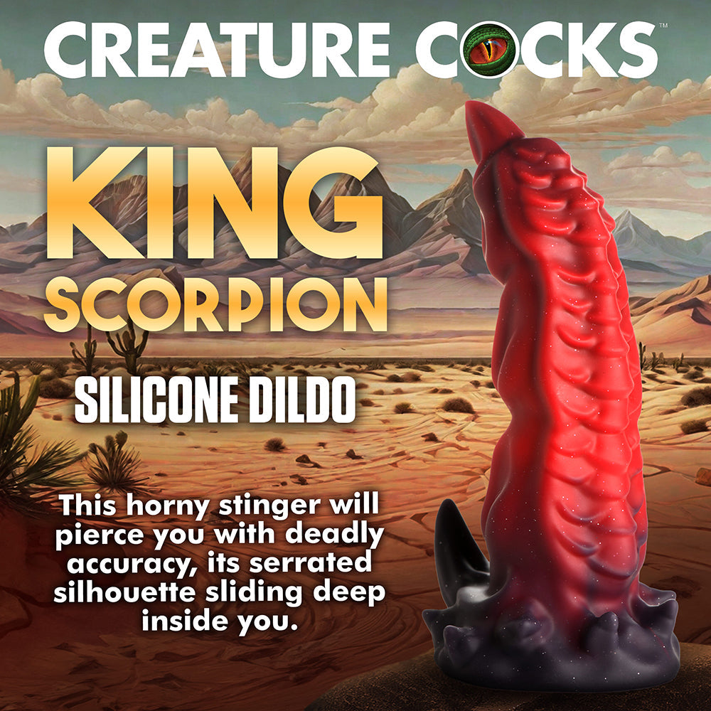 Consolador de silicona King Scorpion de Creature Cocks