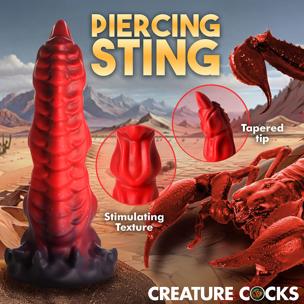 Consolador de silicona King Scorpion de Creature Cocks