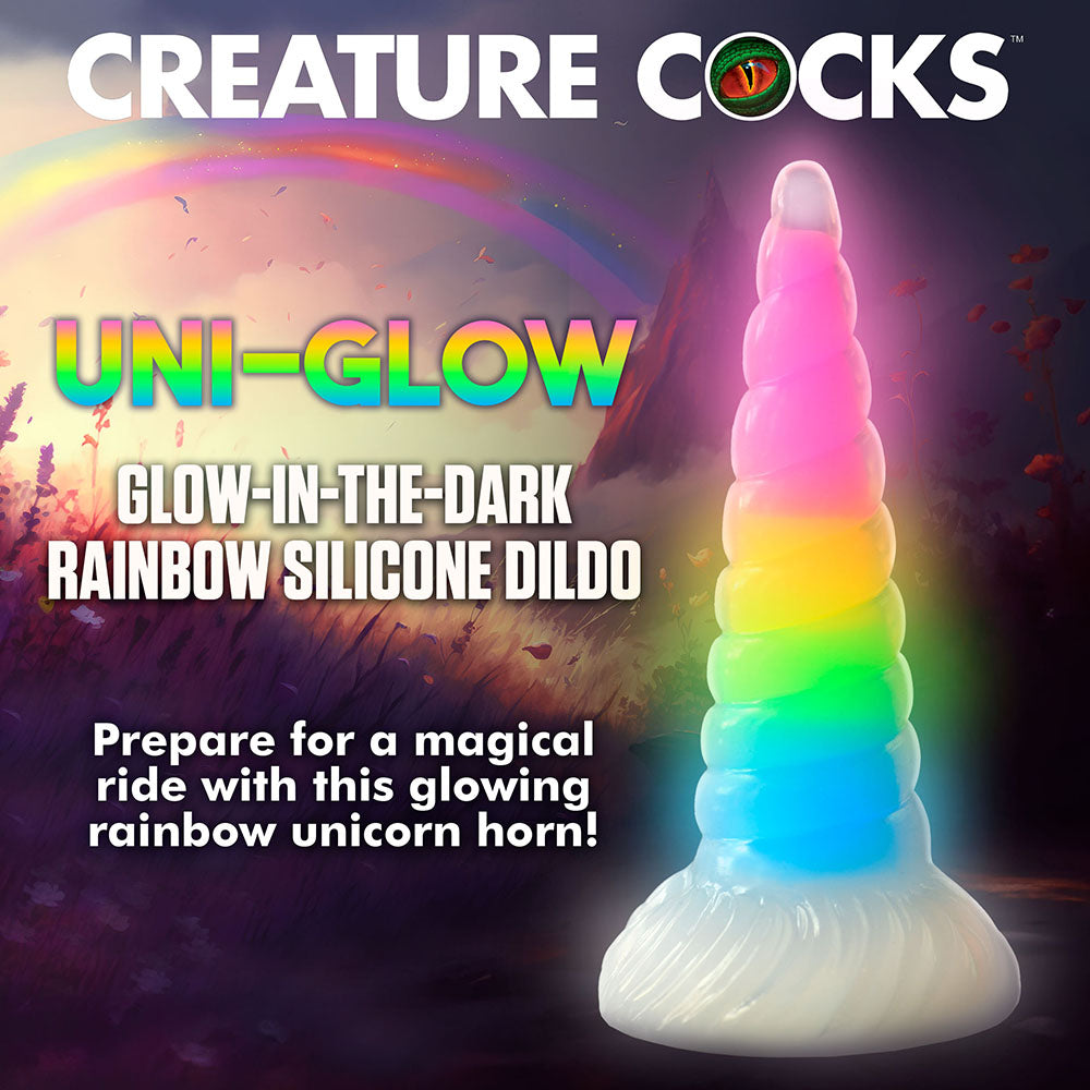 Creature Cocks Uni G.I.T.D Rainbow Dildo