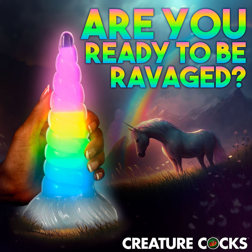 Creature Cocks Uni G.I.T.D Rainbow Dildo