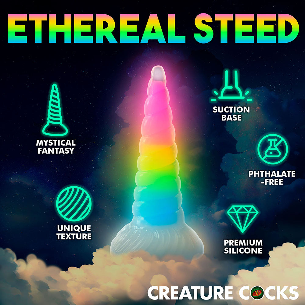 Creature Cocks Uni G.I.T.D Rainbow Dildo