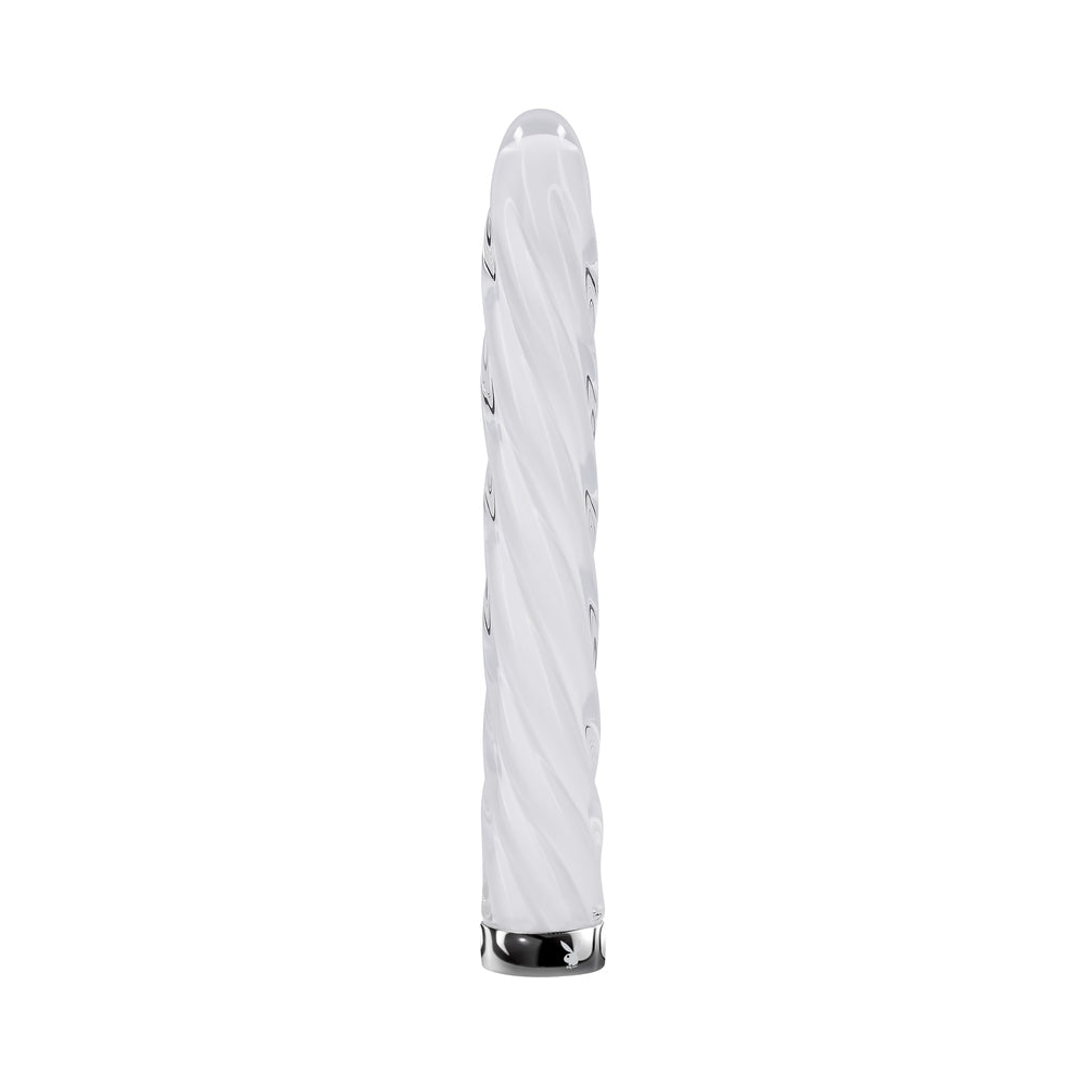 PB In A Twist Rechargeable Glass Vibe Wh