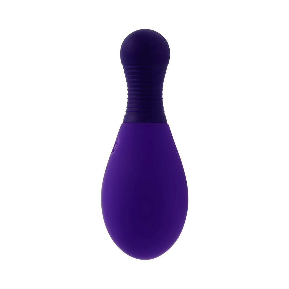 Selopa Egg On Me Huevo vibrador recargable con control remoto de silicona morado