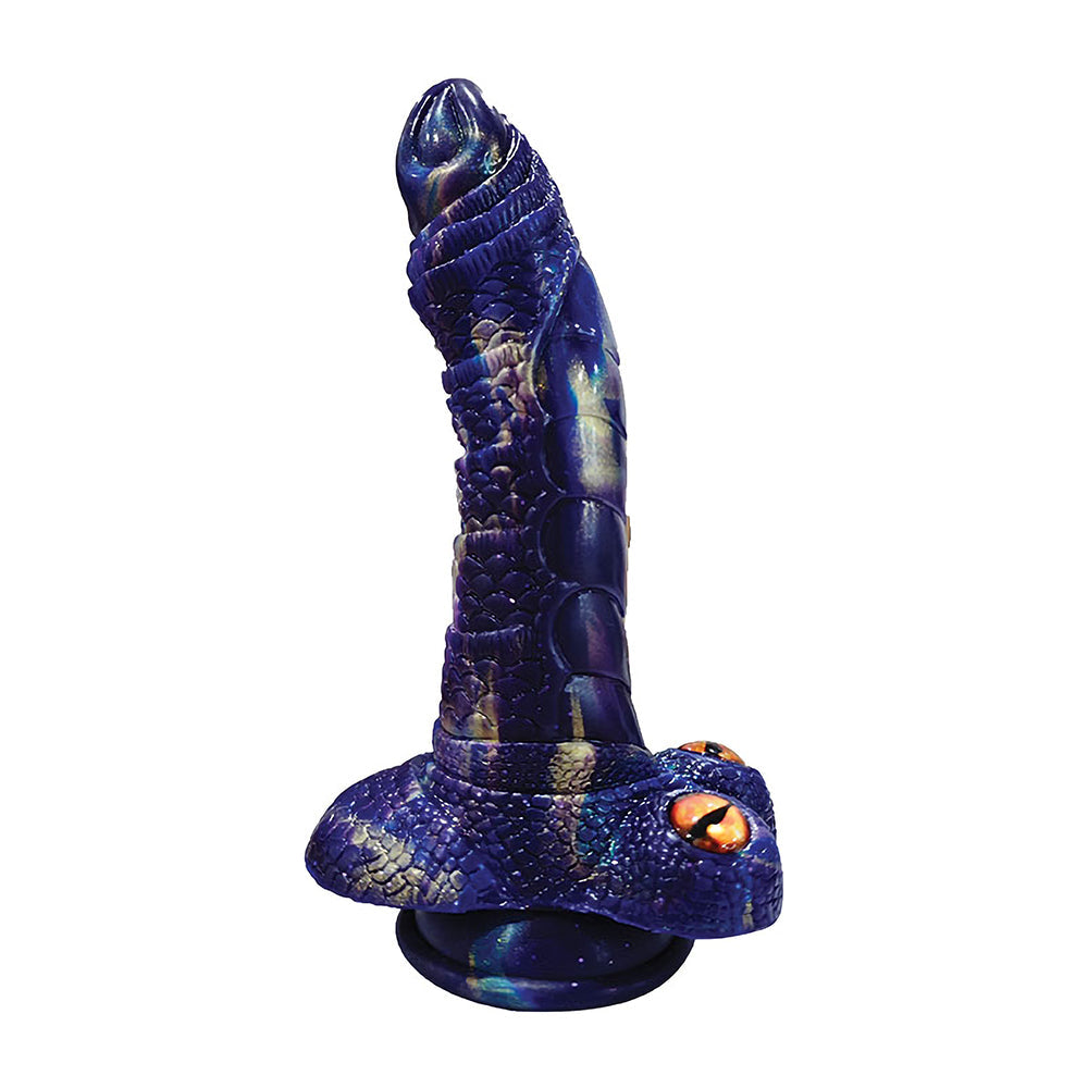 Monster Romance Serpent Seducer con consolador de silicona tipo bala vibradora de 7,5 pulgadas