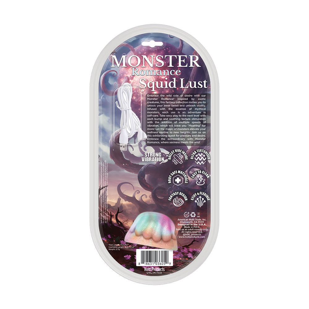 Monster Romance Squid Lust con consolador de silicona tipo bala vibradora de 6 pulgadas