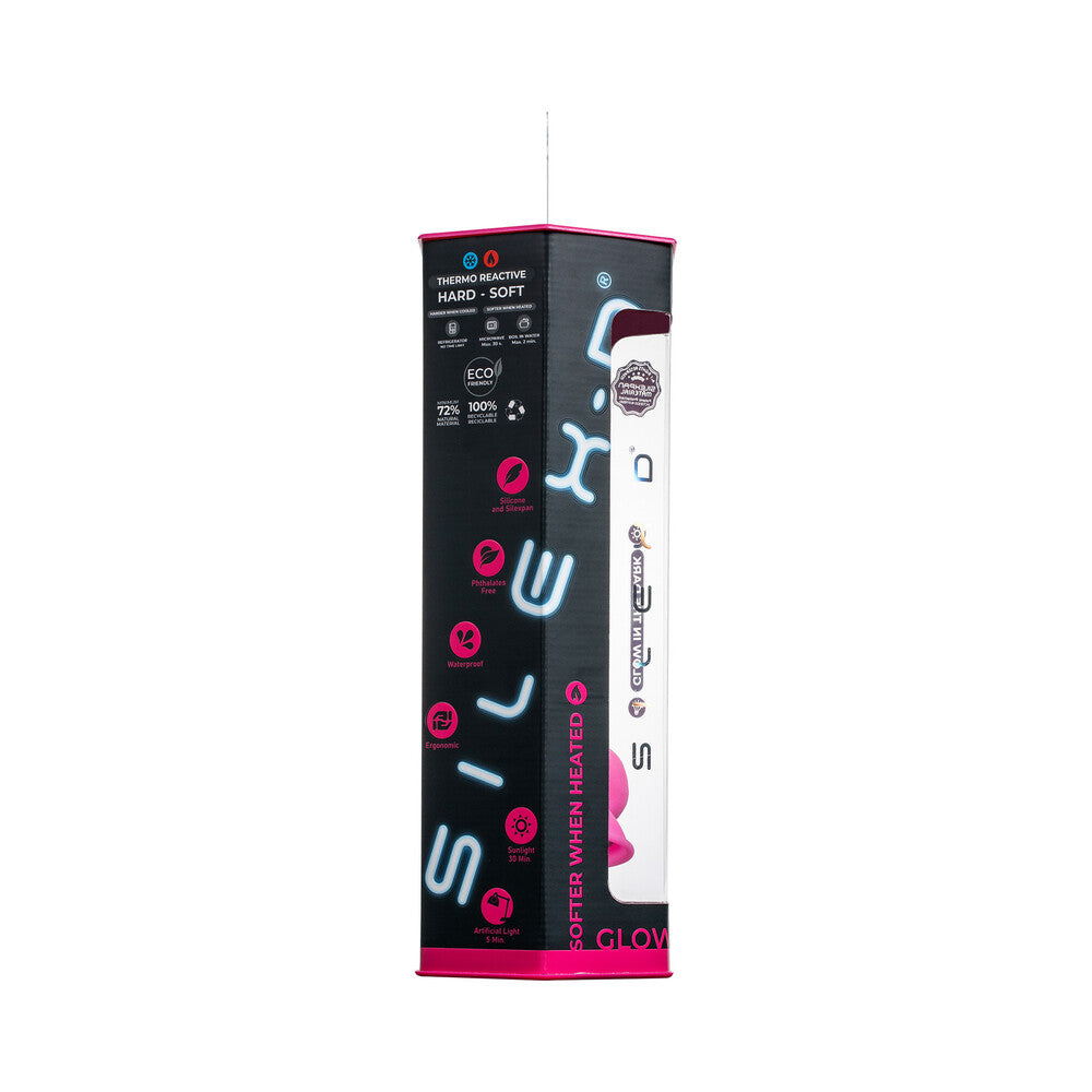 SILEX-D The Original Model 1 Dildo 7 in. Glow-in-the-Dark Pink