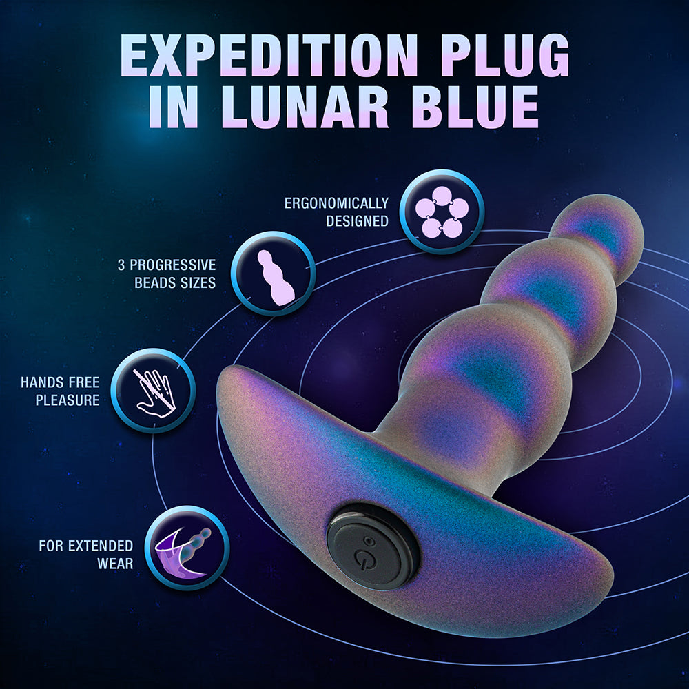 Anal Adventures Matrix Expedition Plug Lunar Blue