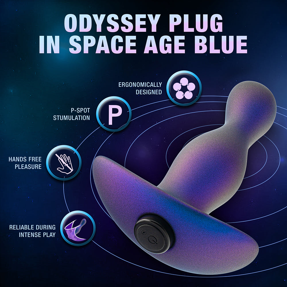 Anal Adventures Matrix Odyssey Prostate Stimulator Space Age Blue