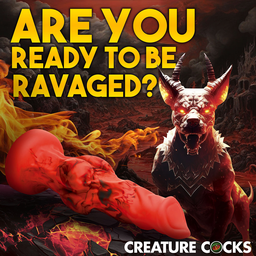 Creature Cocks Fire Hound Silicone Dildo S