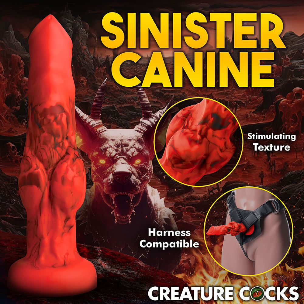 Creature Cocks Fire Hound Silicone Dildo S