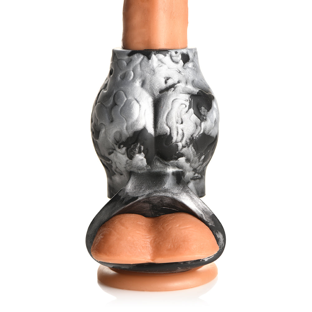 Creature Cocks Night Prowler Silicone Girth Enhancer with Ball Strap L