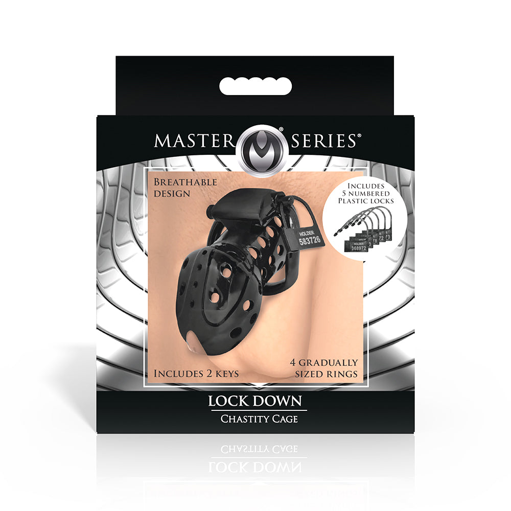 Master Series Lock Down Chastity Cage