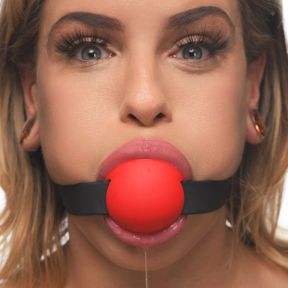 Master Series Extreme Silicone Gag with Locking Strap