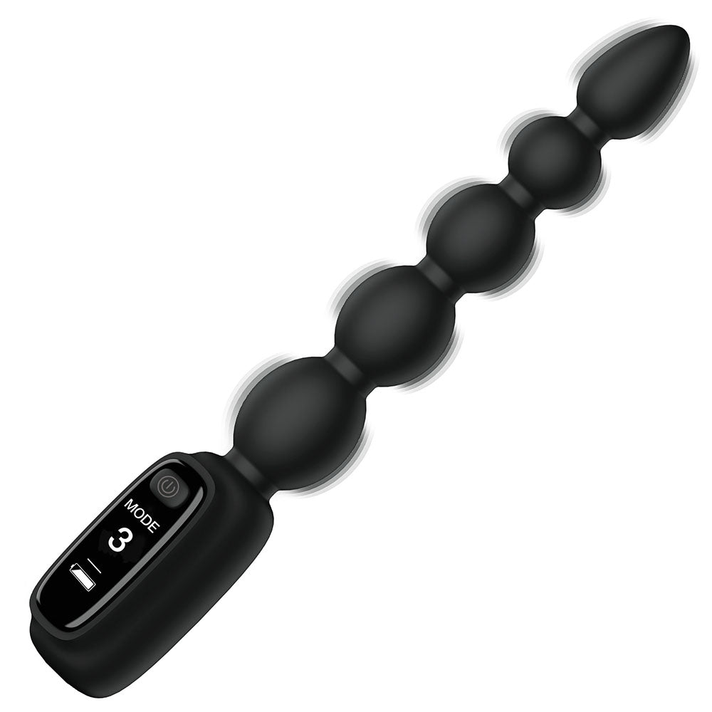 BANG! Digital Silicone Anal Beads