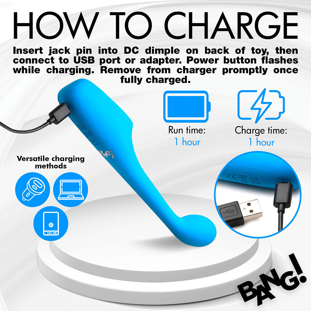 BANG! Digital Silicone Vibrator