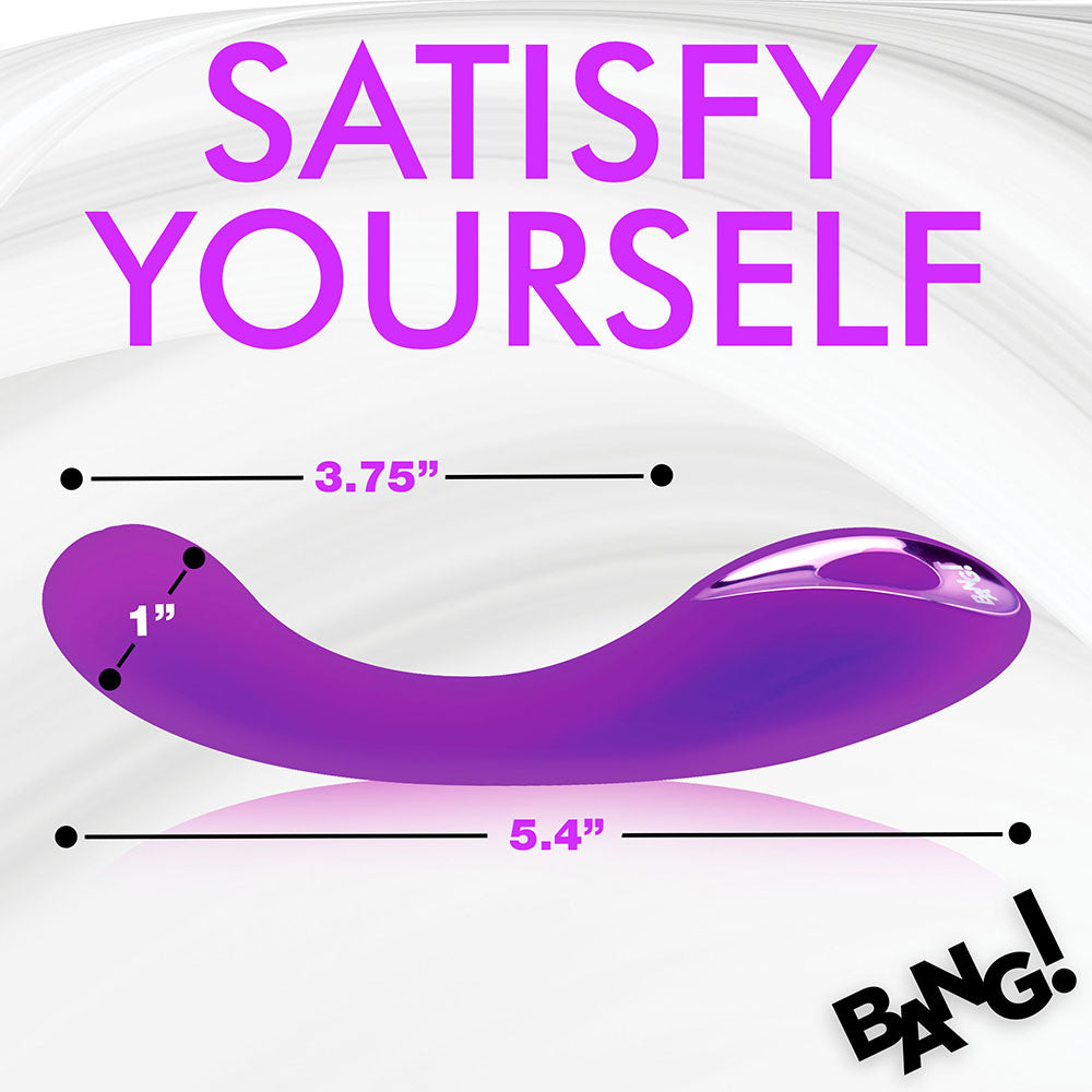 BANG! G-Spot Silicone Vibrator Purple