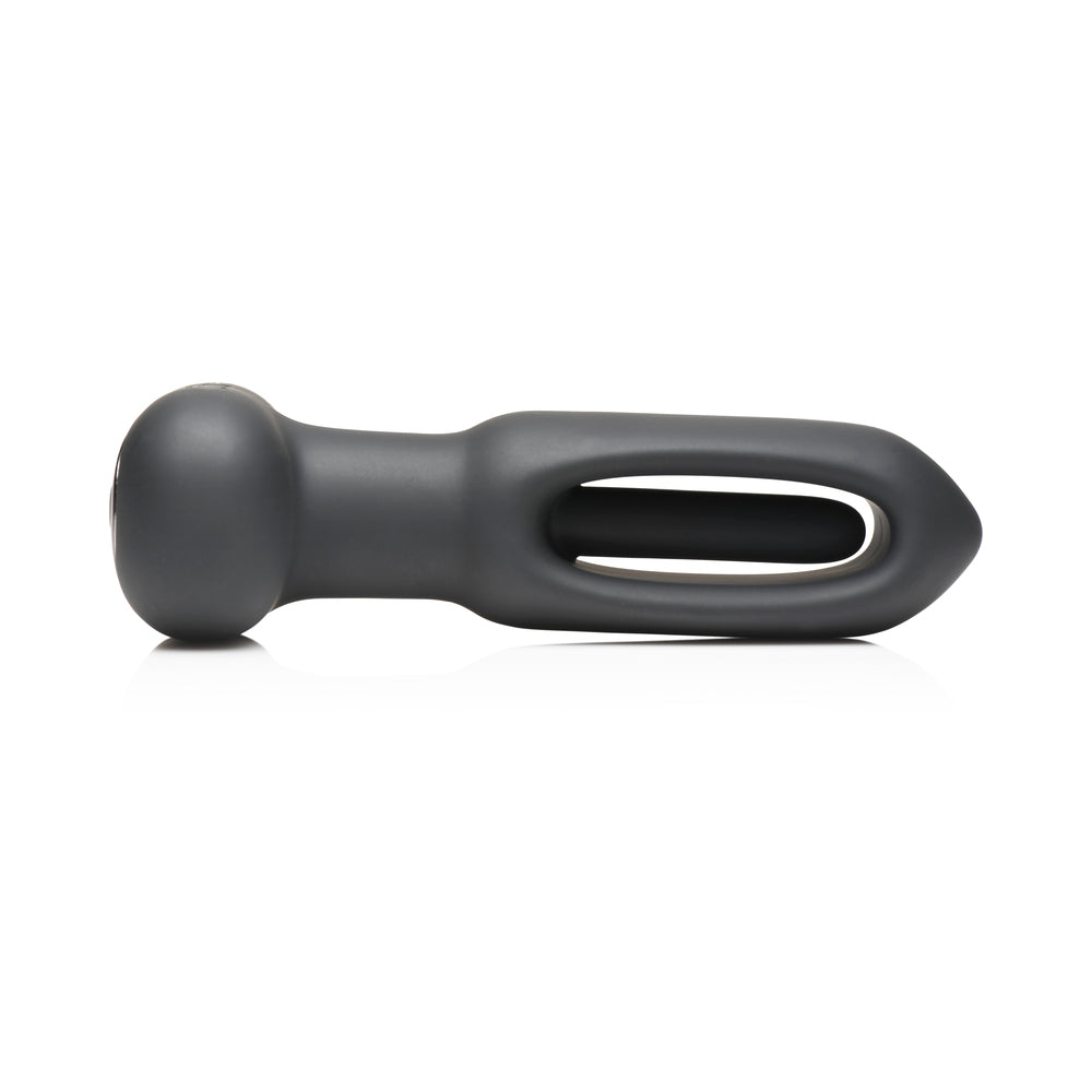 Flickers Bum Flick Flicking & Vibrating Silicone Butt Plug with Remote