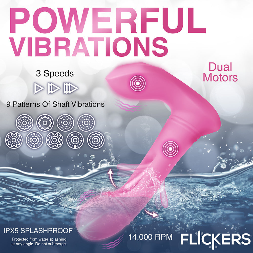 Flickers G-Flick Flicking G-Spot Vibrator with Remote