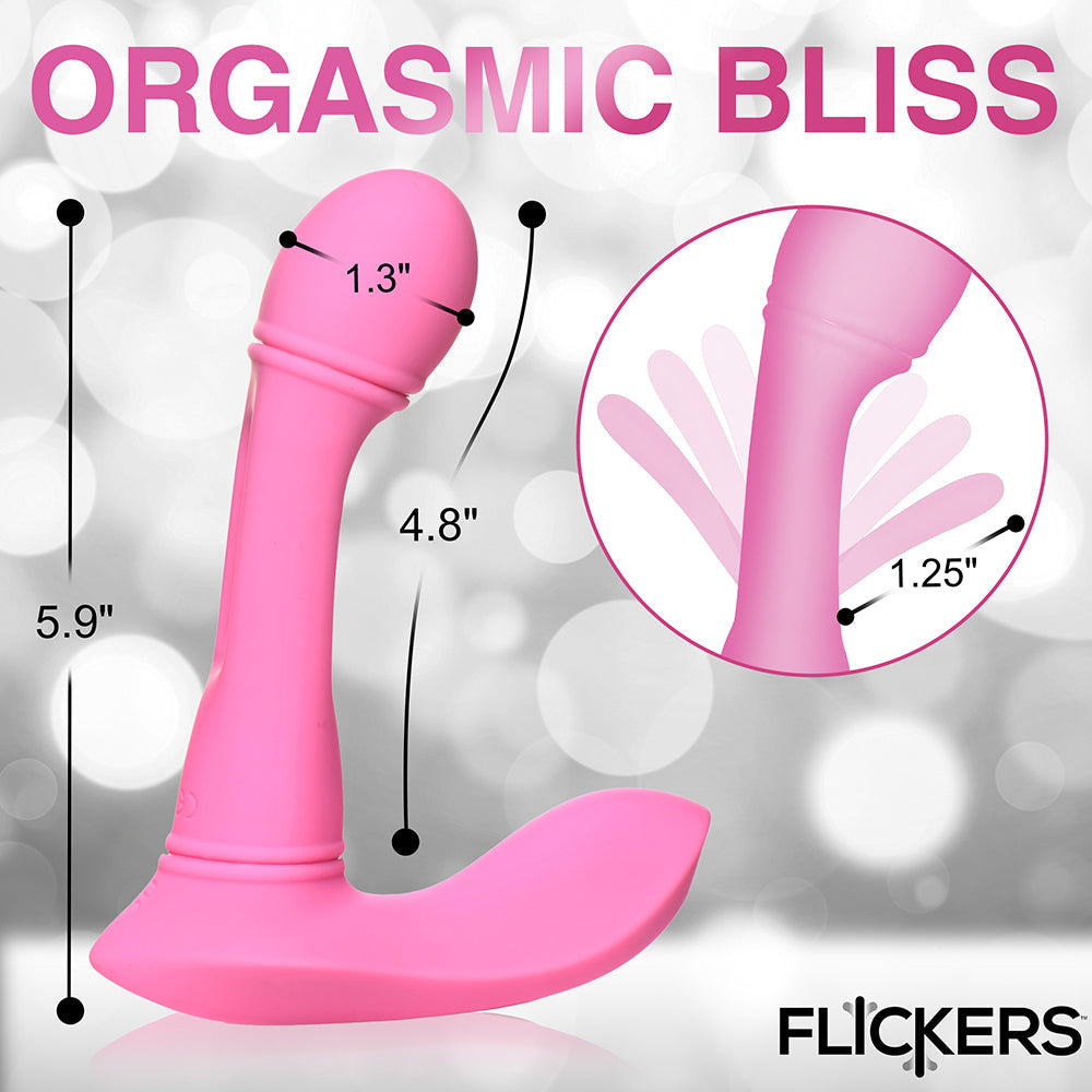 Flickers G-Flick Flicking G-Spot Vibrator with Remote