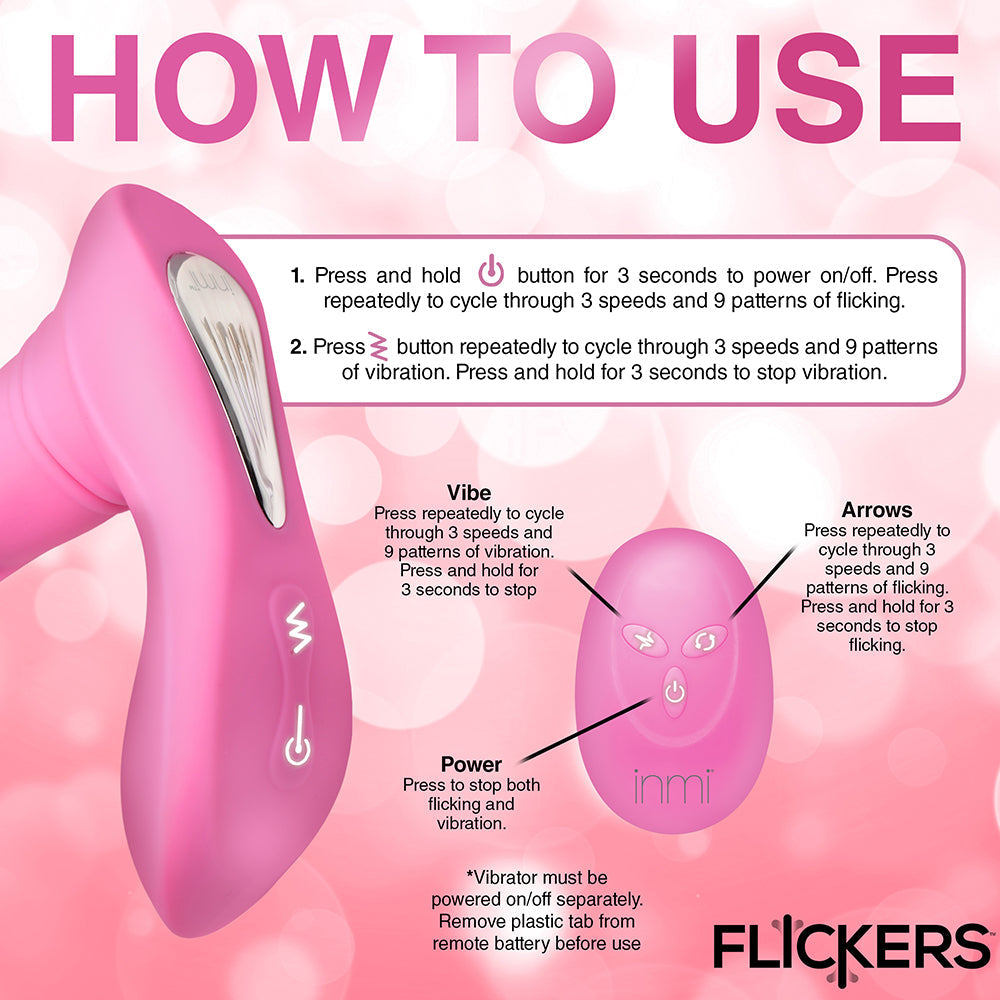 Flickers G-Flick Flicking G-Spot Vibrator with Remote