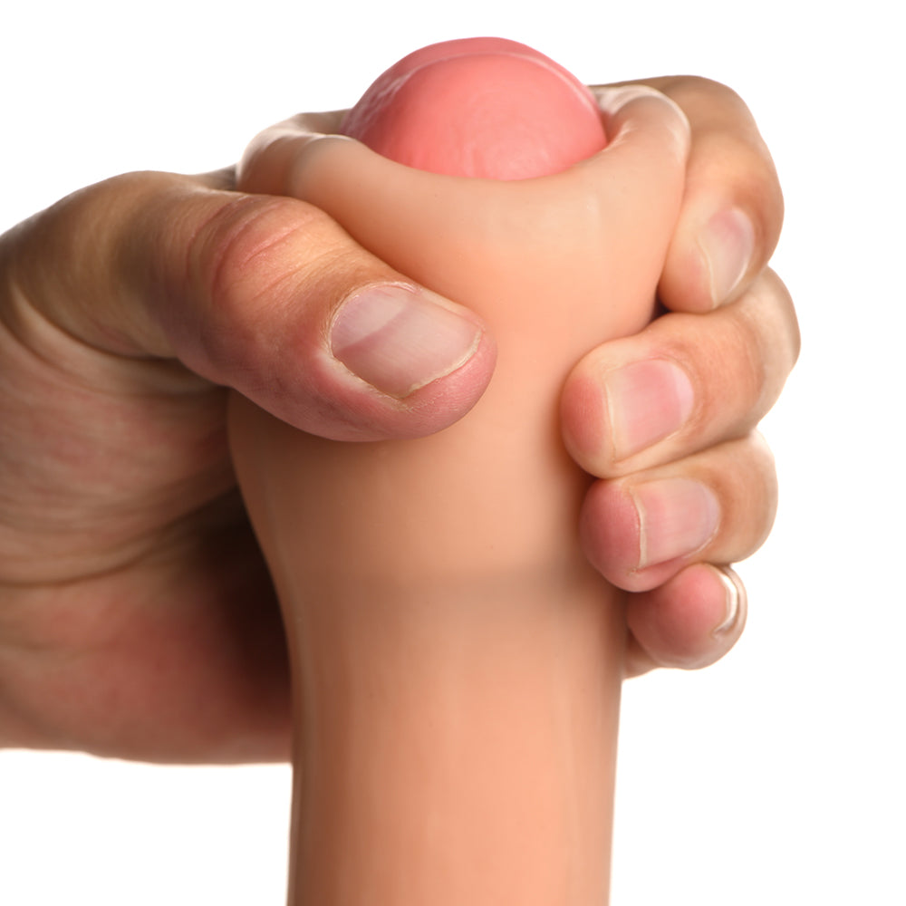 JOCK 8.5 in. Realistic Skin Silicone Dildo
