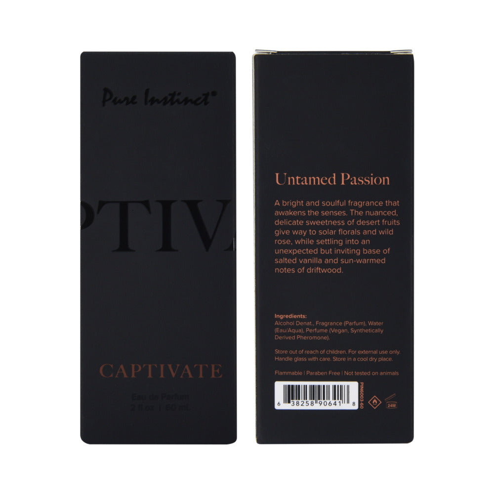 Pure Instinct Pheromone Eau De Parfum Captivate 2 Floz | 60 Ml
