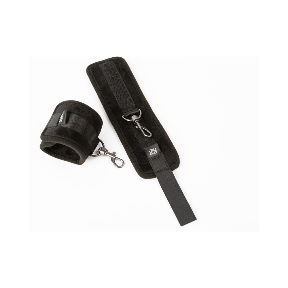 SEI MIO Sensually Secured Velvet Handcuffs