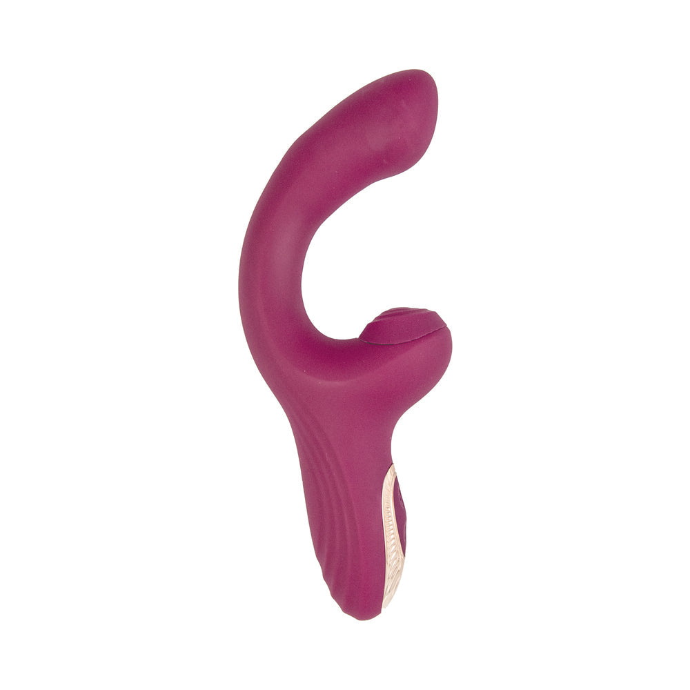 Blaze Heat-Up Thumper Massager Eggplant