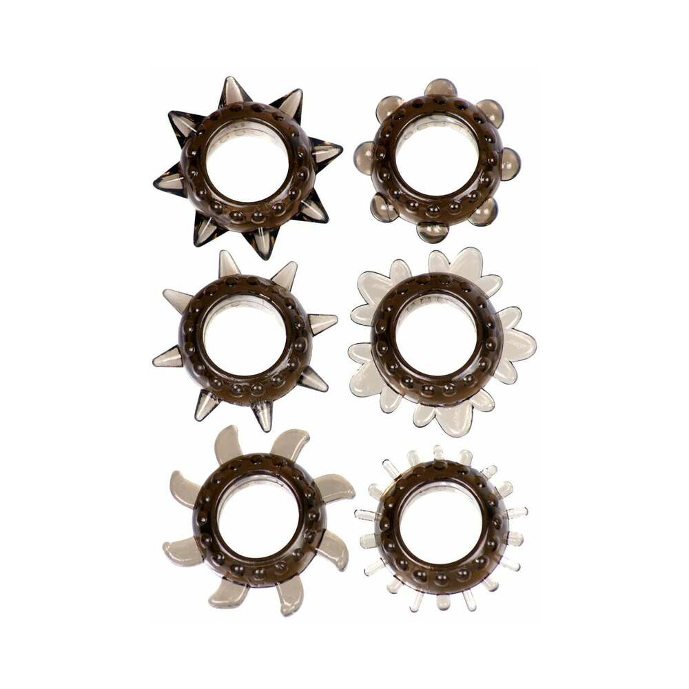 Me You Us Tickler Set Textured Ring Smoke