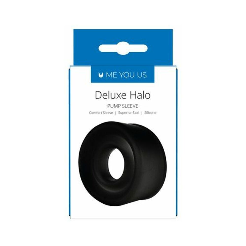 Me You Us Deluxe Halo Pump Sleeve Black
