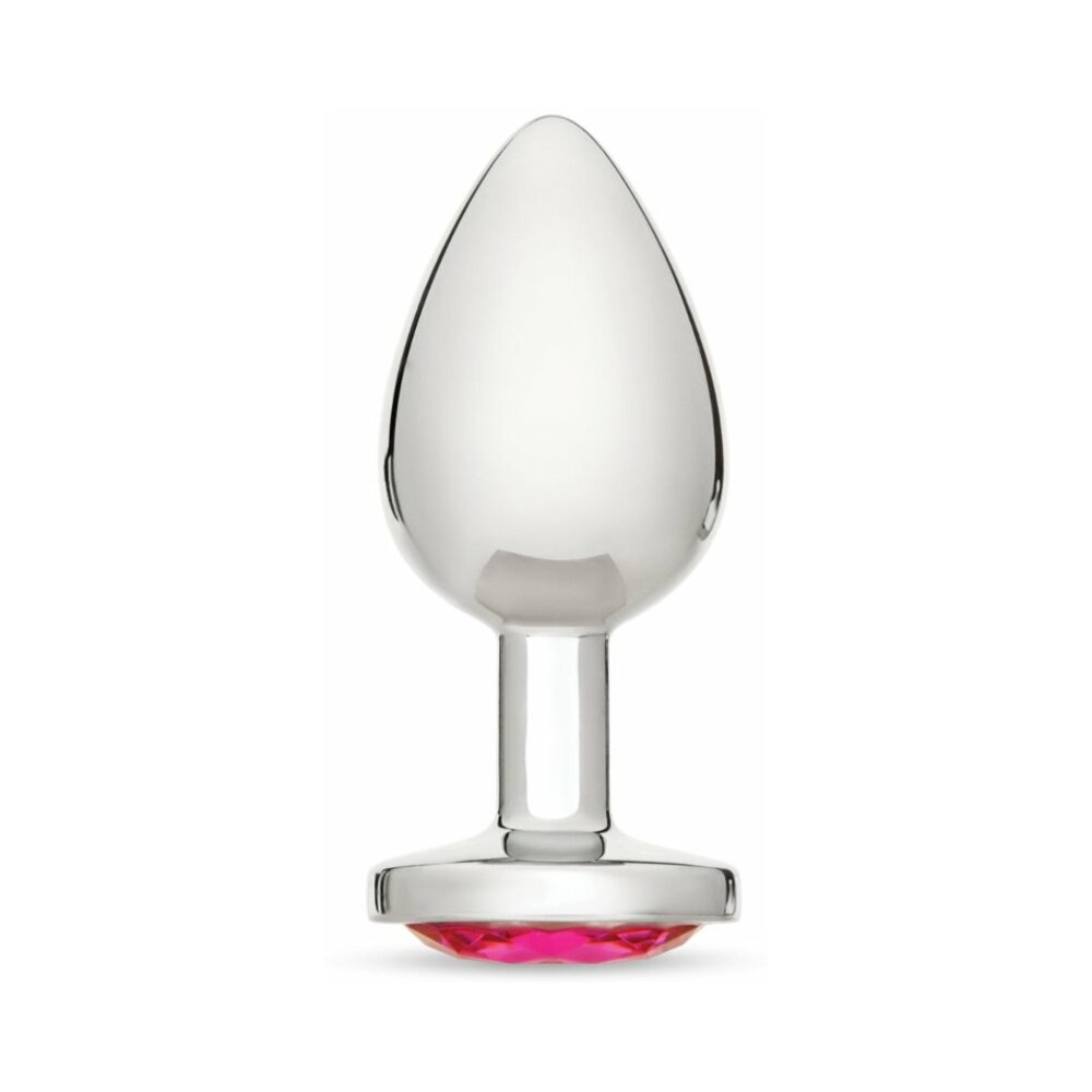 Me You Us Crystal Jewels Metal Plug Pink Large