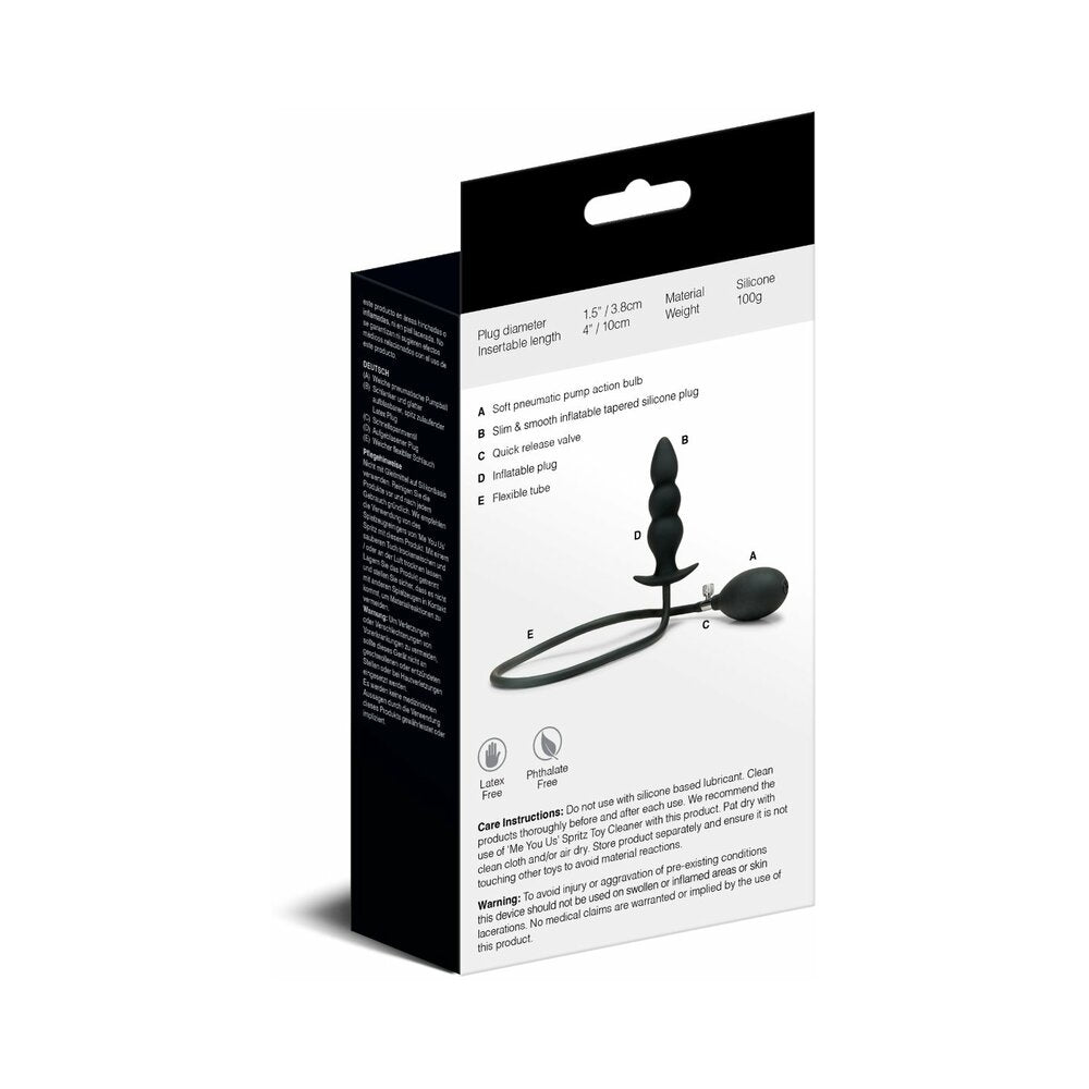 Me You Us Inflatable Beaded Anal Plug