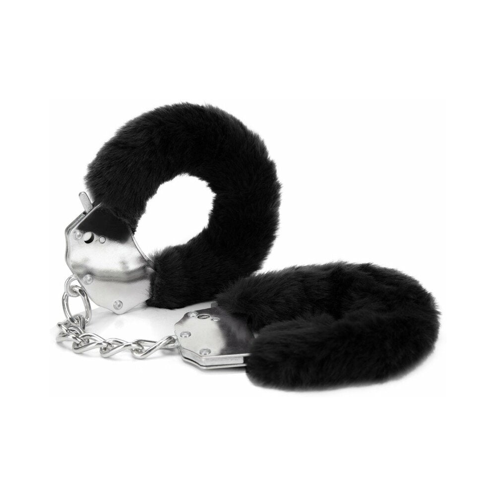 Me You Us Furry Handcuffs Black