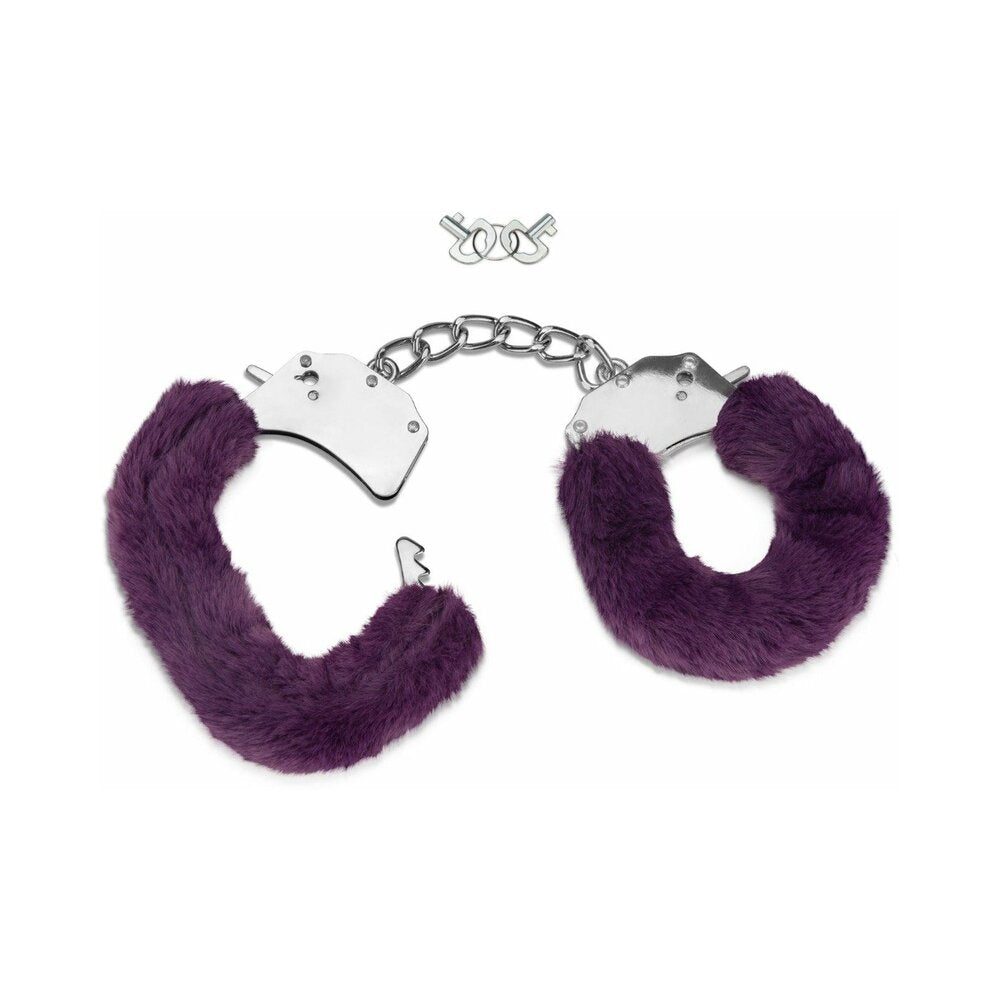 Me You Us Furry Handcuffs Purple