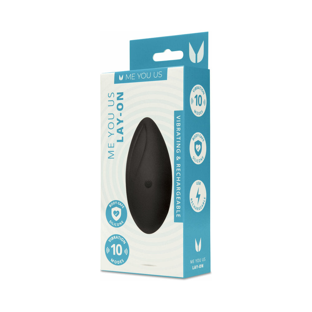Me You Us Lay-On Vibrator Black