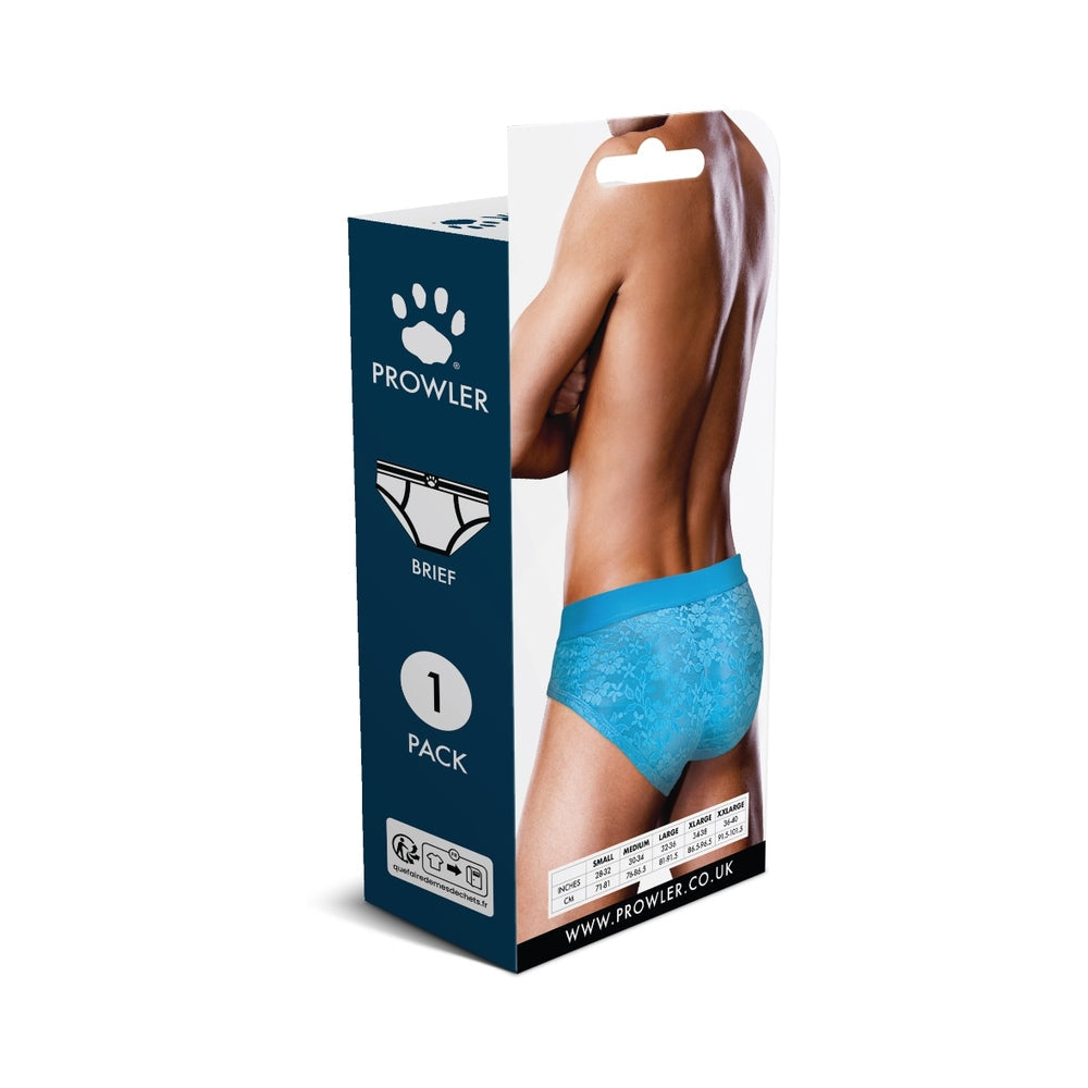 Prowler Lace Brief Neon Blue S