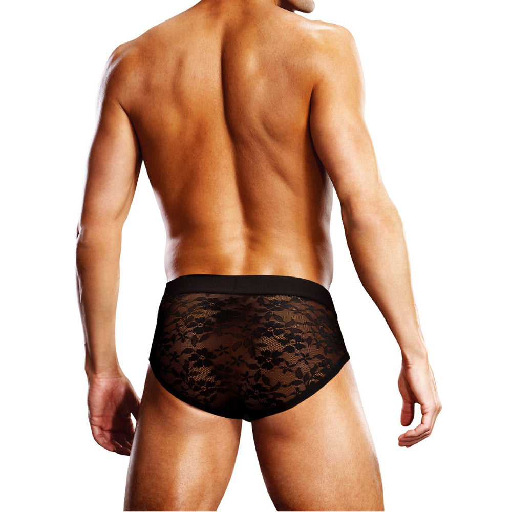Prowler Lace Brief Black XL