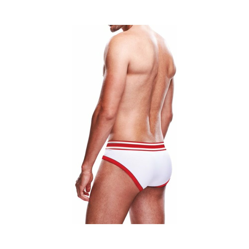 Prowler Brief White/Red XL
